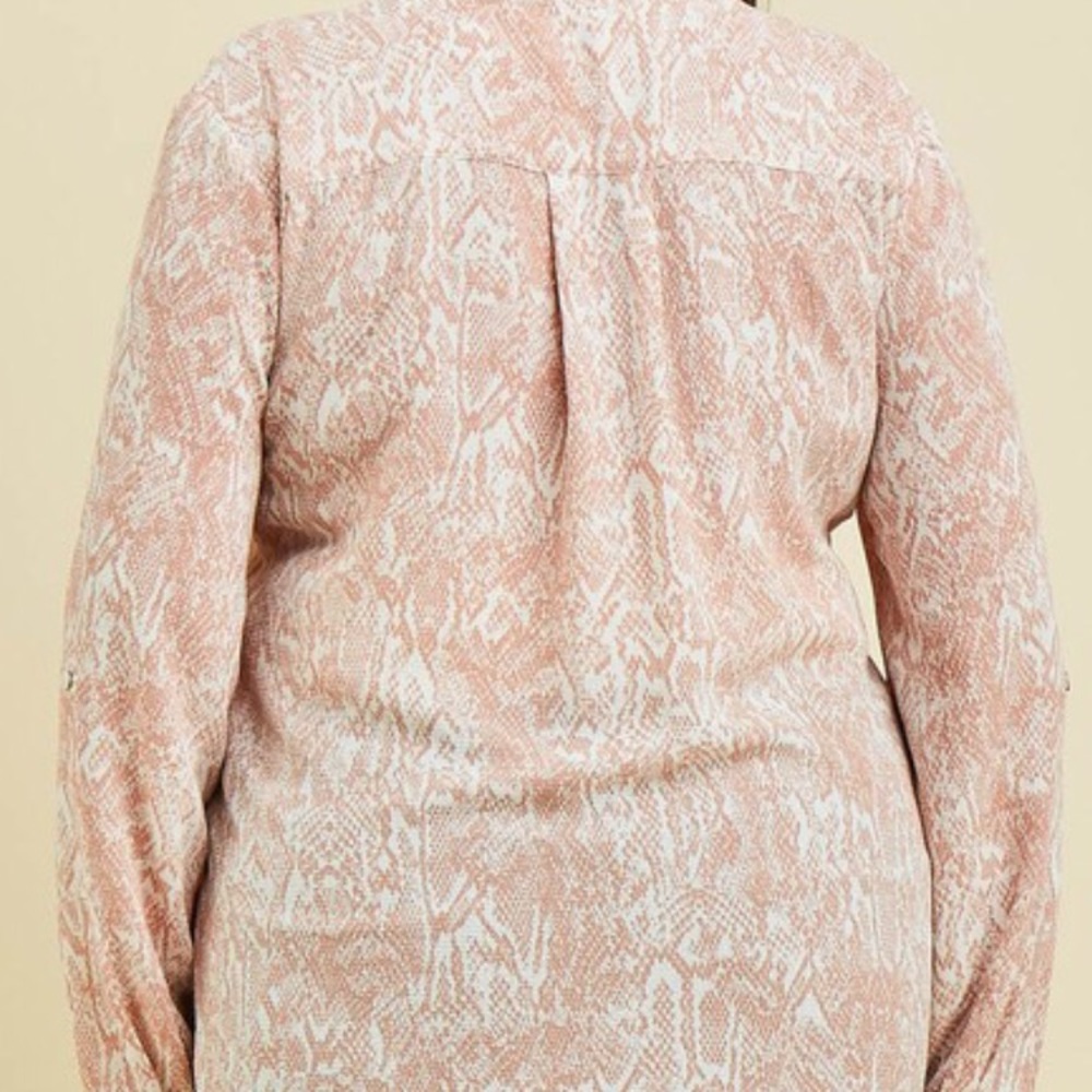 Animal print button down - Picture 2 of 2